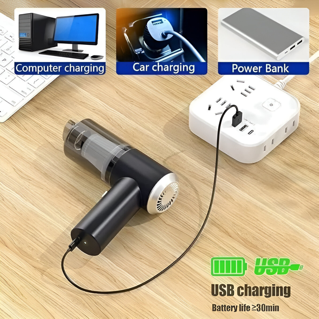 2 in 1 Vacuum Cleaner-Handheld Vacuum Cleaner Air Duster Wireless